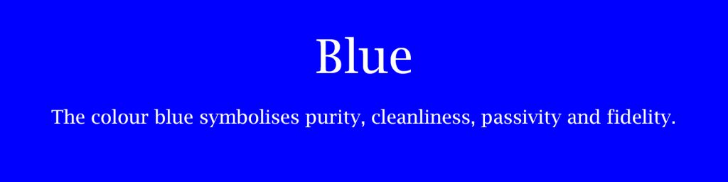 meaning of blue color in japanese