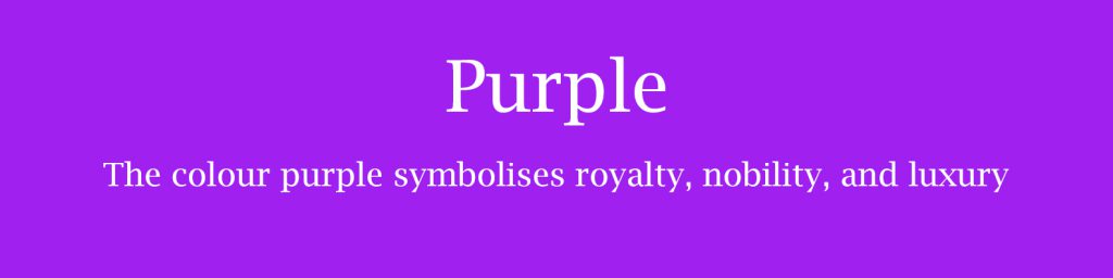 meaning of purple color in japanese