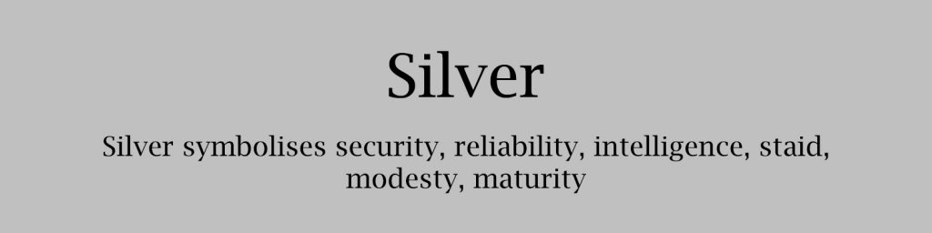 meaning of silver color in japanese