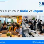 comparison of work culture in India vs Japan — casual Indian office vs formal Japanese workplace.